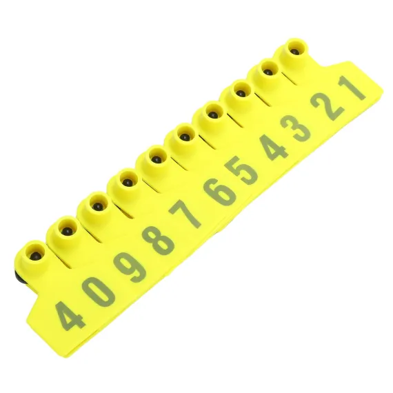No.001‑100 Farm Pig Ear Tag Livestock Ear Tag Labels Set Poultry Breeding Supplies image: 4
