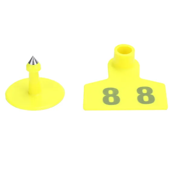 No.001‑100 Farm Pig Ear Tag Livestock Ear Tag Labels Set Poultry Breeding Supplies image: 12