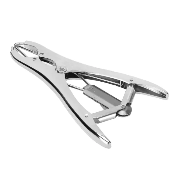 Castration Pliers Aluminium Alloy Bloodless Elastic Tail Docking Clamp for Farm Animal Supplies image: 4