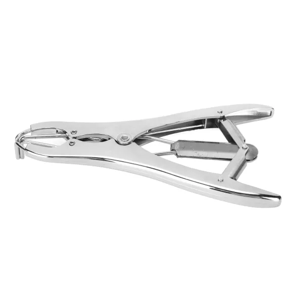 Castration Pliers Aluminium Alloy Bloodless Elastic Tail Docking Clamp for Farm Animal Supplies image: 5