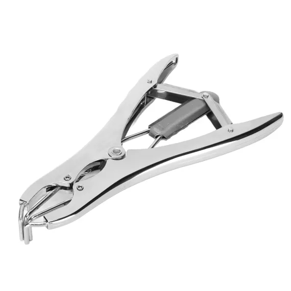 Castration Pliers Aluminium Alloy Bloodless Elastic Tail Docking Clamp for Farm Animal Supplies image: 7