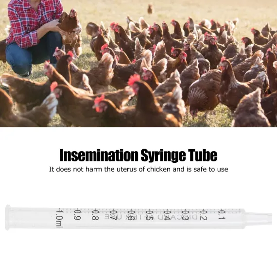 Chicken Artificial Insemination Tool Injection Syringe image: 12