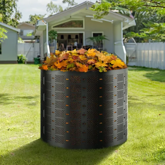 1000L Outdoor Expandable Compost Bin, Large Capacity Composter