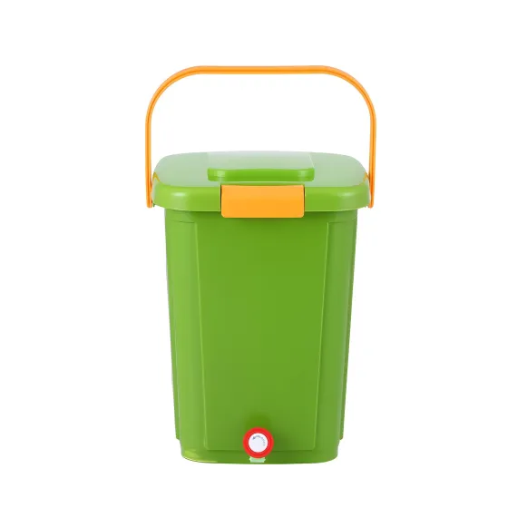 Gardeon 20L Kitchen Compost Bin Food Waste Caddy with Drain Tap, Green