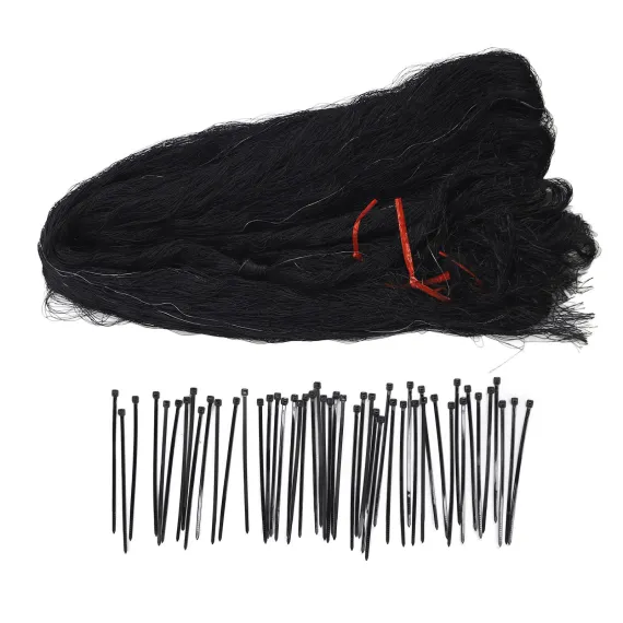 Bird Protective Net 15 x 7.5 m, 2.5 cm / 1 in Spacing, Reusable Polyethylene