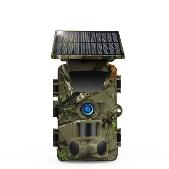 4K 60MP Black Solar Trail Camera with Night Vision and Wi-Fi Connectivity image: 5