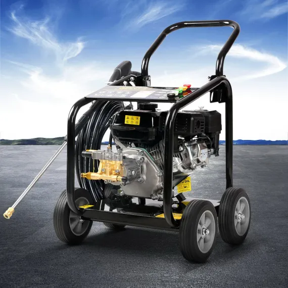 Giantz Petrol High Pressure Cleaner Washer 20M Hose Gurney