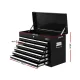 Giantz 10 Drawer Tool Box Cabinet Chest Toolbox Storage Garage Organiser Black image: 1