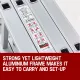 Bullet 5.8m Multipurpose Ladder Aluminium Extension Folding Adjustable Step image: 1
