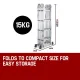 Bullet 5.8m Multipurpose Ladder Aluminium Extension Folding Adjustable Step image: 2