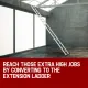 Bullet 5.8m Multipurpose Ladder Aluminium Extension Folding Adjustable Step image: 8