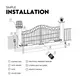 Double Swing Gate Opener Automatic Full Solar Power Kit Remote Control image: 8