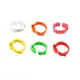 Chicken Duck Goose Leg Rings 100pcs Numbered Ankle Bands Bird ID Tags Farm Use - Green image: 1
