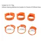 Chicken Duck Goose Leg Rings 100pcs Numbered Ankle Bands Bird ID Tags Farm Use - Green image: 2
