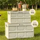 43.5*30*24 cm Collapsible Green Outdoor Storage Box | Large Capacity, Foldable to 6cm, Durable Design image: 3