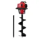 Giantz 63CC Post Hole Digger 300mm Petrol Drill Extension Auger Bits image: 2