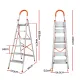 Giantz 6 Step Ladder Multi-Purpose Folding Aluminium Light Weight Non Slip Platform image: 1