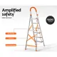 Giantz 6 Step Ladder Multi-Purpose Folding Aluminium Light Weight Non Slip Platform image: 6