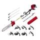 Giantz 31CC 4 Stroke Pole Chainsaw Petrol Hedge Trimmer Tree Pruner 12'' 9 In 1