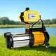 Giantz 2000W Max 4-Stage Garden Water Pump High Pressure Irrigation Booster Pump, Automatic Multi-Stage External Sprinkler Pump for Rainwater Tank Transfer, Home Farm Lawn, Yellow image: 8