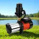 Giantz 1800W Max 5-Stage Garden Water Pump High Pressure Irrigation Booster Pump, Automatic Multi-Stage External Sprinkler Pump for Rainwater Tank Transfer, Home Farm Lawn, Black image: 8