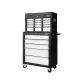 Giantz 14 Drawer Tool Box Cabinet Chest Mechanic Garage Storage Trolley Grey image: 2