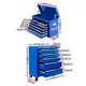 Giantz 14 Drawer Tool Box Cabinet Chest Mechanic Garage Storage Trolley Blue image: 1