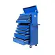 Giantz 14 Drawer Tool Box Cabinet Chest Mechanic Garage Storage Trolley Blue image: 7