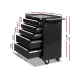Giantz 5 Drawer Tool Box Cabinet Chest Trolley Box Garage Storage Toolbox Black image: 1