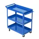 Giantz 3-Tier Tool Cart Trolley Workshop Garage Storage Organizer Blue image: 2