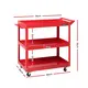 Giantz 3-Tier Tool Cart Trolley Workshop Garage Storage Organizer Red image: 1