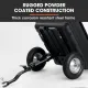 PlantCraft Poly Dump Cart, 272kg Load Heavy Duty Tipper Trailer, 16-inch Tyres, for Ride-on Lawn Mower Tractor, ATV, Quad Bike image: 5