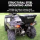 PLANTCRAFT Spreader 12V 36kg 30L Lawn Seed Fertiliser, for ATV, Ride on Mower, with Rain Cover image: 6