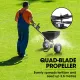 PLANTCRAFT Walk Behind Broadcast Spreader 56kg 60L Seed Lawn Fertiliser image: 6