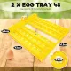 Rooster Farms Electric 96 Egg Incubator + Accessories for Chicken Quail Duck image: 7