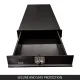 Under Tray Body Tool Box Trundle Drawer 1500 Long UTE Truck ToolBox Black image: 3