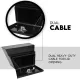 Under Tray Tool Box Underbody Pair Set 600mm Black Aluminium image: 4