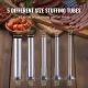VEVOR Electric Sausage Stuffer, 12 L / 25 LBS Vertical Meat Stuffer, 200W Motor, Stepless Speed Control and Foot Pedal, Made of Food-grade 304 Stainless Steel, 5 Stuffing Tubes for Home, Commercial image: 4