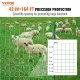 VEVOR Electric Fence Netting, 1.06 x 49.98 m, PE Net Fencing with Posts & Double-Spiked Stakes, Utility Portable Mesh for Goats, Sheep, Lambs, Deer, Hogs, Dogs, Used in Backyards, Farms, and Ranches image: 1