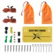 VEVOR Electric Fence Netting, 1.06 x 49.98 m, PE Net Fencing with Posts & Double-Spiked Stakes, Utility Portable Mesh for Goats, Sheep, Lambs, Deer, Hogs, Dogs, Used in Backyards, Farms, and Ranches image: 8