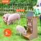 VEVOR Hog Feeder 2.2 Bushel Metal Double Door Pig Feeder Feeding up to 5 Hogs image: 1