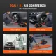 VEVOR Air Compressor Compact Portable Oil Free Compressor 8L 8bar image: 5