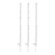 Giantz Electric Fence Posts 20pcs Electric Fence Poly White