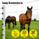 Electric Fence Insulators 200pcs Pinlock Black image: 3
