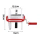 Giantz Electric Fence Reel Geared Portable Polywire Fencing Farm White image: 1