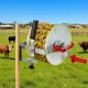 Giantz Electric Fence Reel Geared Portable Polywire Fencing Farm White image: 6