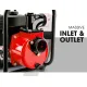 Warton 8HP 3 Petrol Water Transfer Pump High Pressure Fire Fighting Irrigation image: 4