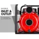 WARTON 8HP 3 Petrol Trash Water Transfer Pump Pressure Firefighting Irrigation image: 3