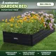 Wallaroo 150 x 90 x 30cm Galvanized Steel Garden Bed - Black image: 8
