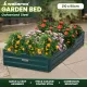 Wallaroo Garden Bed 210 x 90 x 30cm Galvanized Steel - Green image: 8